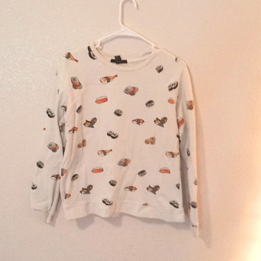 Sushi Sweatshirt- Largw